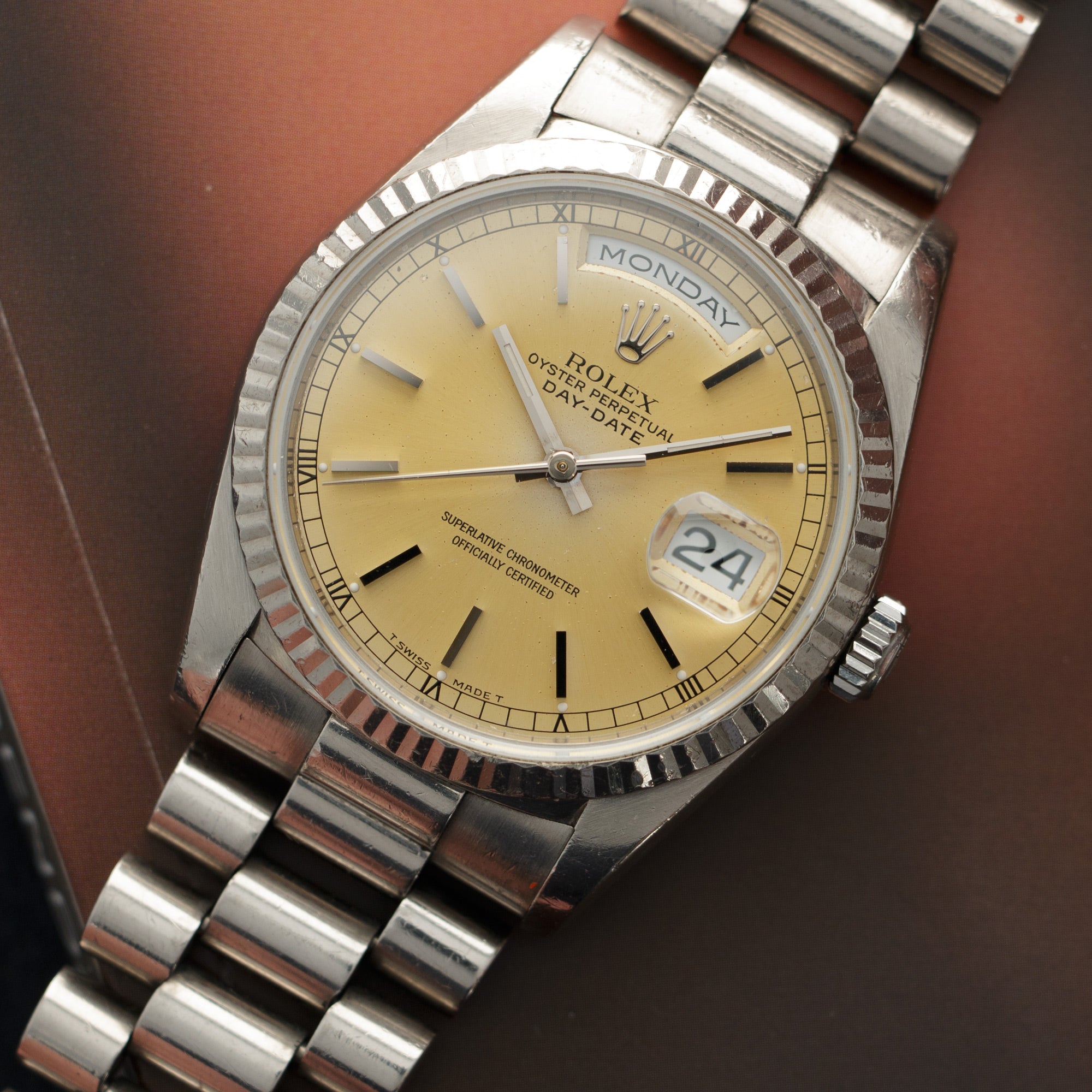 Rolex - Rolex White Gold Day-Date 18239 - The Keystone Watches