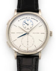 A. Lange & Sohne - A. Lange & Sohne White Gold Saxonia Dual Time Watch Ref. 385.026 - The Keystone Watches