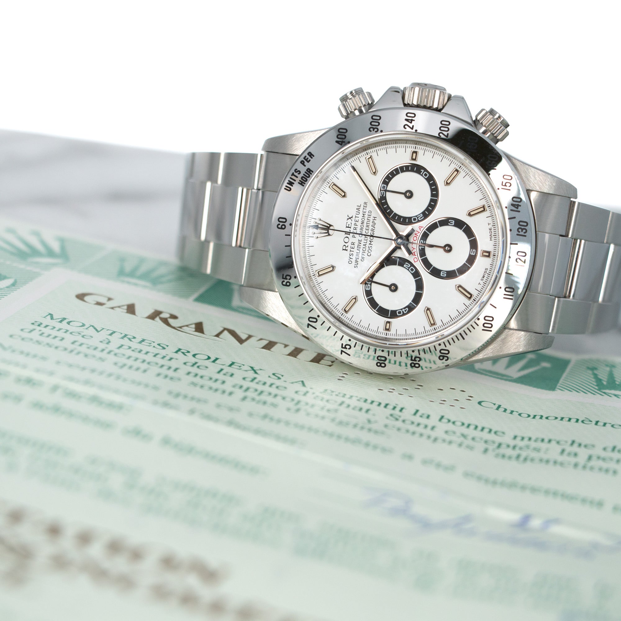 Rolex - Rolex Cosmograph Daytona Watch Ref. 16520 with Original Box and Papers, Completely New Old Stock - The Keystone Watches