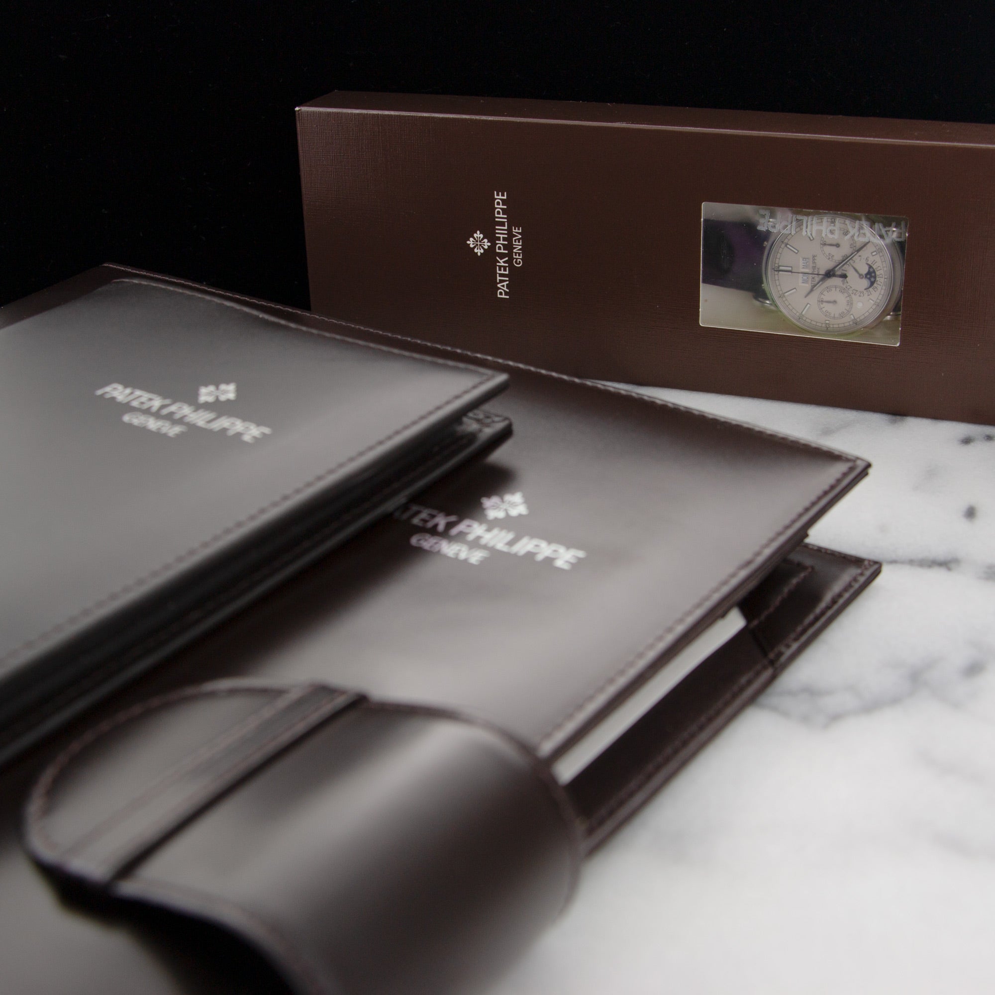 Patek Philippe - Patek Philippe Platinum Perpetual Split Seconds Chrono Watch Ref. 5204 in Double Sealed and Unworn Condition - The Keystone Watches