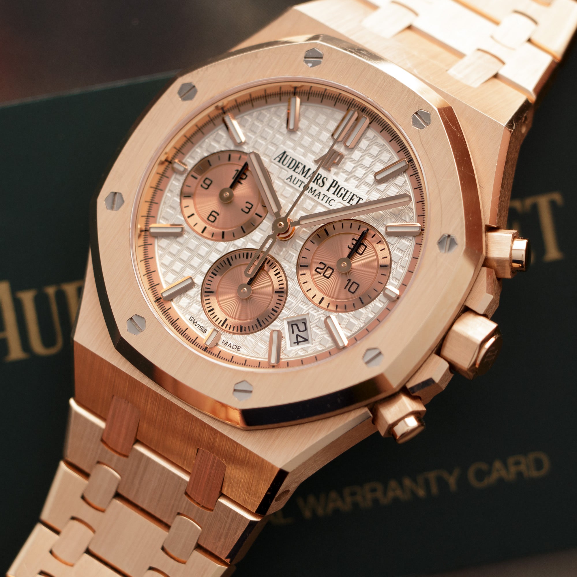 Audemars Piguet - Audemars Piguet Rose Gold Royal Oak Chronograph Ref. 26315OR - The Keystone Watches