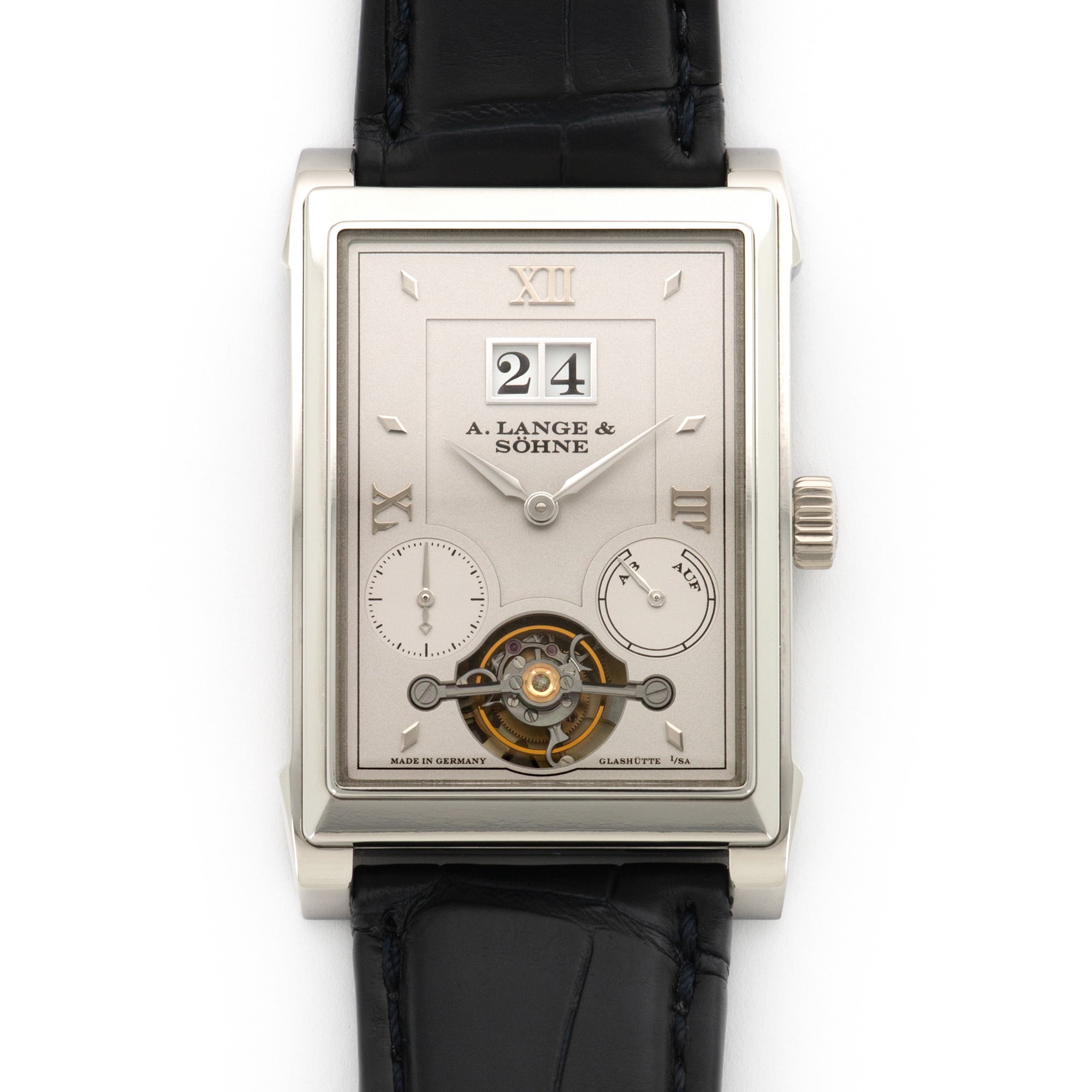 A. Lange & Sohne - A. Lange & Sohne Platinum Cabaret Tourbillon Watch - The Keystone Watches