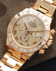 Rolex - Rolex Yellow Gold Daytona Baguette Diamond Watch Ref. 116568 - The Keystone Watches