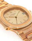 Patek Philippe - Patek Philippe Yellow Gold Nautilus Watch Ref 3800 - The Keystone Watches