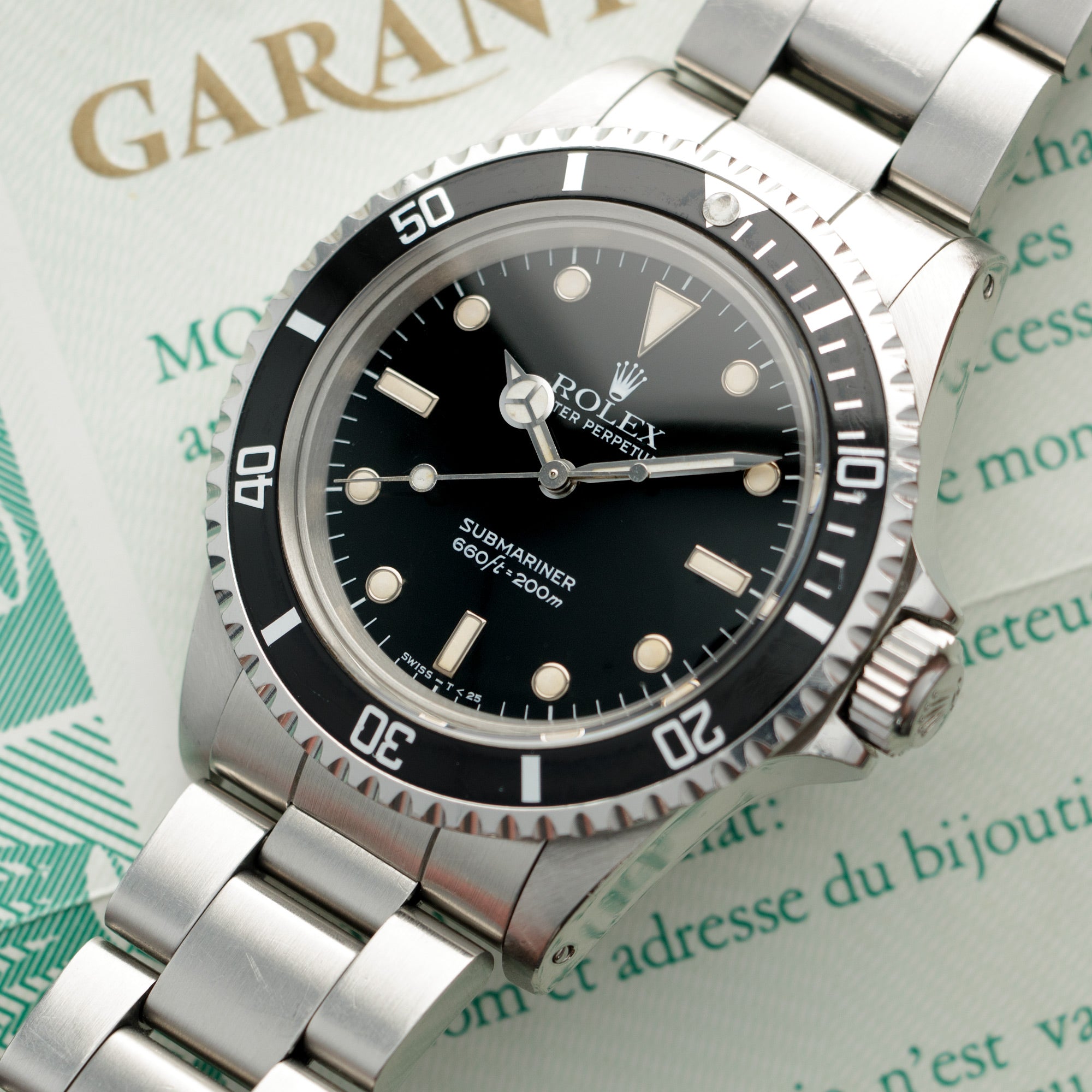 Rolex - Rolex Submariner Ref. 5513 with Original Paper and Hang Tag - The Keystone Watches
