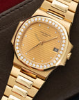 Patek Philippe - Patek Philippe Yellow Gold Nautilus Diamond Watch Ref. 3800 - The Keystone Watches