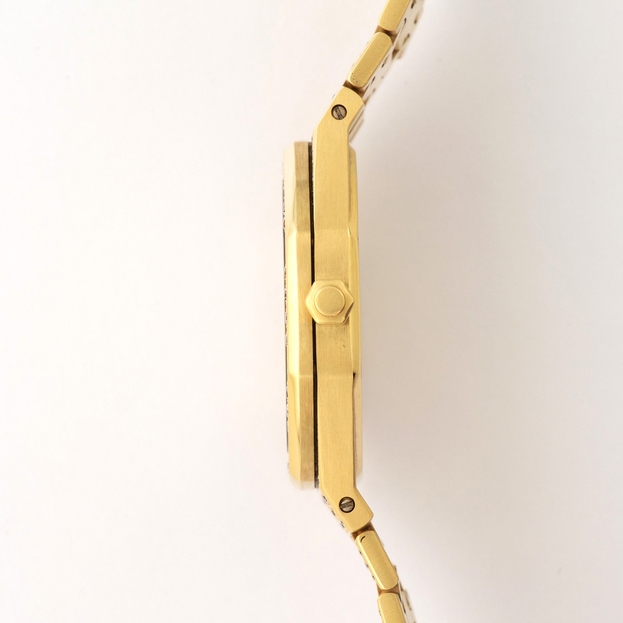 Audemars Piguet - Audemars Piguet Yellow Gold Royal Oak Diamond Watch - The Keystone Watches