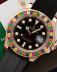Rolex - Rolex Rose Gold Yacht-Master Rainbow Watch Ref. 116695 - The Keystone Watches