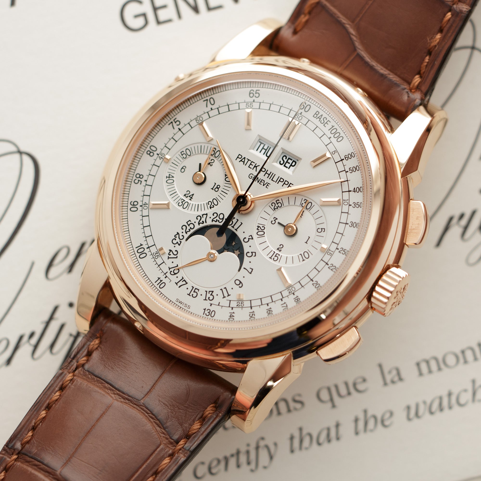 Patek Philippe - Patek Philippe Rose Gold Perpetual Calendar Watch Ref. 5970 - The Keystone Watches