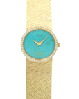 Piaget - Piaget Yellow Gold Turquoise Diamond Watch, Retailed by Van Cleef & Arpels - The Keystone Watches