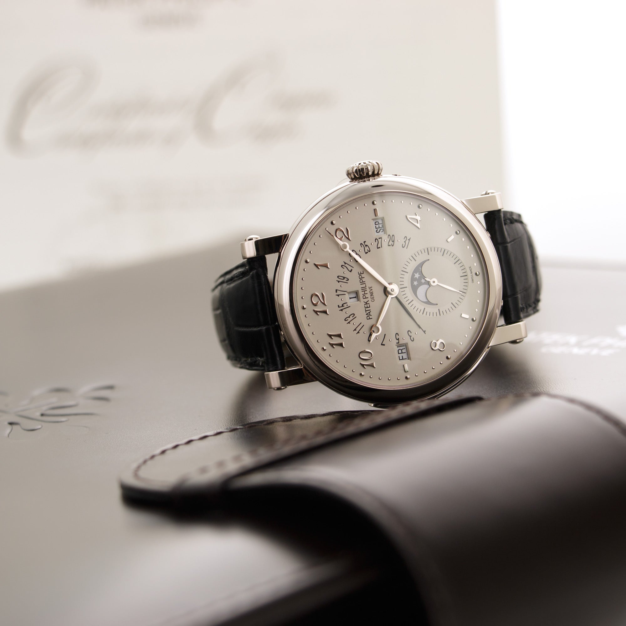 Patek Philippe - Patek Philippe White Gold Minute Repeating Perpetual Ref. 5213, Retailed by Tiffany & Co. - The Keystone Watches