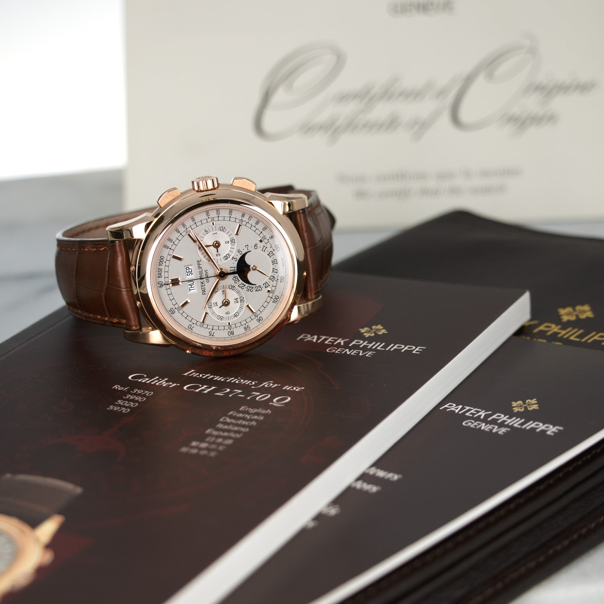 Patek Philippe - Patek Philippe Rose Gold Perpetual Calendar Watch Ref. 5970 - The Keystone Watches