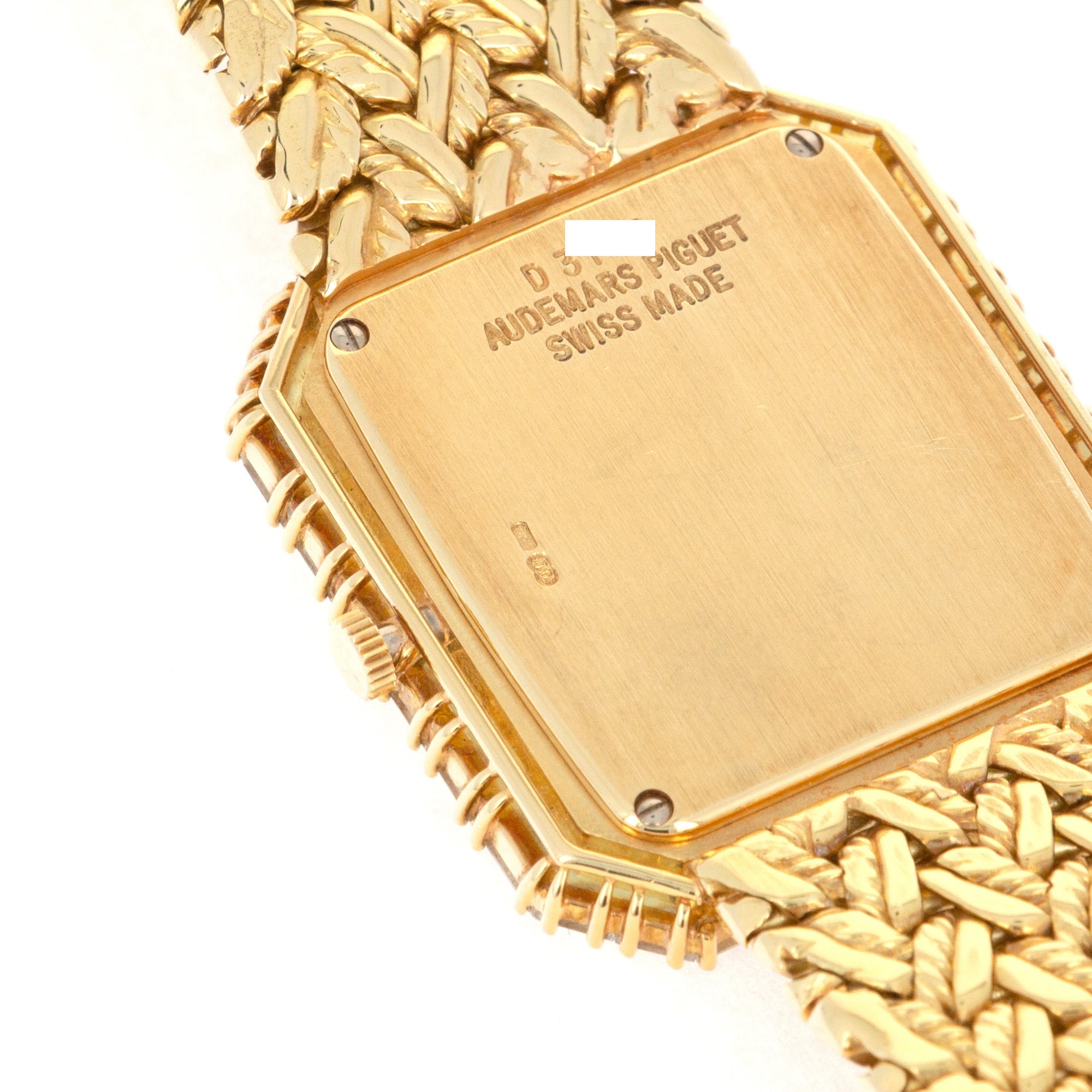 Audemars Piguet - Audemars Piguet Yellow Gold Baguette Diamond Watch - The Keystone Watches