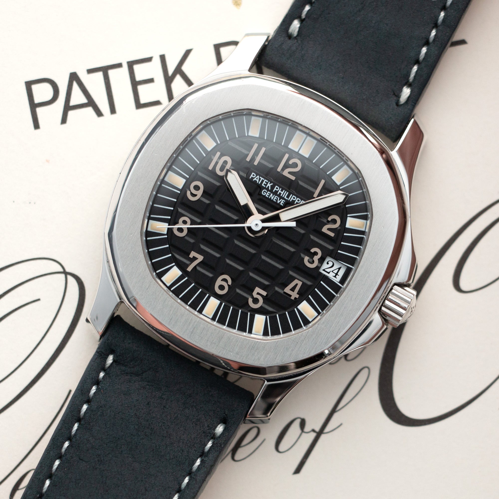 Patek Philippe Aquanaut Automatic Watch 5060, First Series Aquanaut with Original Paper