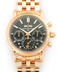 Patek Philippe - Patek Philippe Rose Gold Split Seconds Perpetual Calendar Chrono Ref. 5204 in Unworn Condition - The Keystone Watches