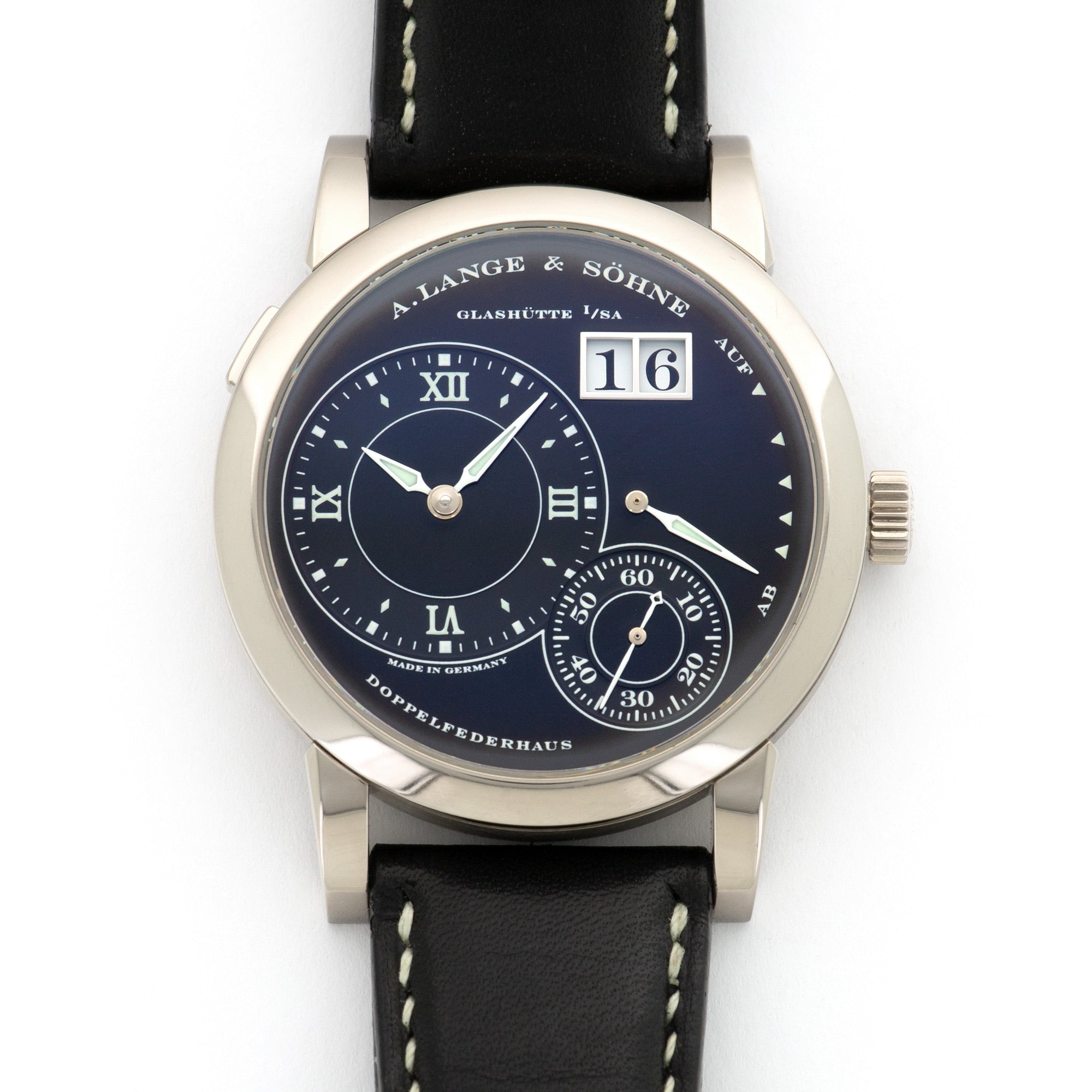 A. Lange & Sohne - A. Lange & Sohne White Gold Lange 1 Luminous Watch Ref. 101.029 - The Keystone Watches