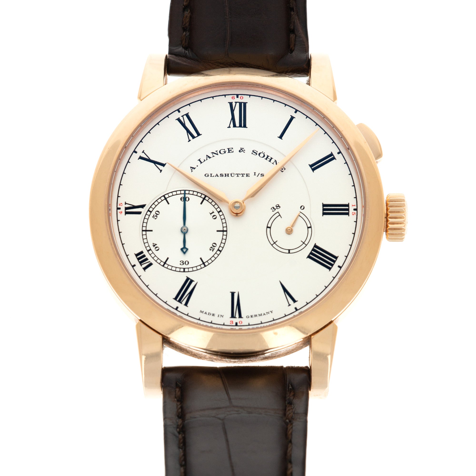 A. Lange & Sohne - A Lange & Sohne Rose Gold Richard Lange Referenzuhr Ref. 250.032 - The Keystone Watches