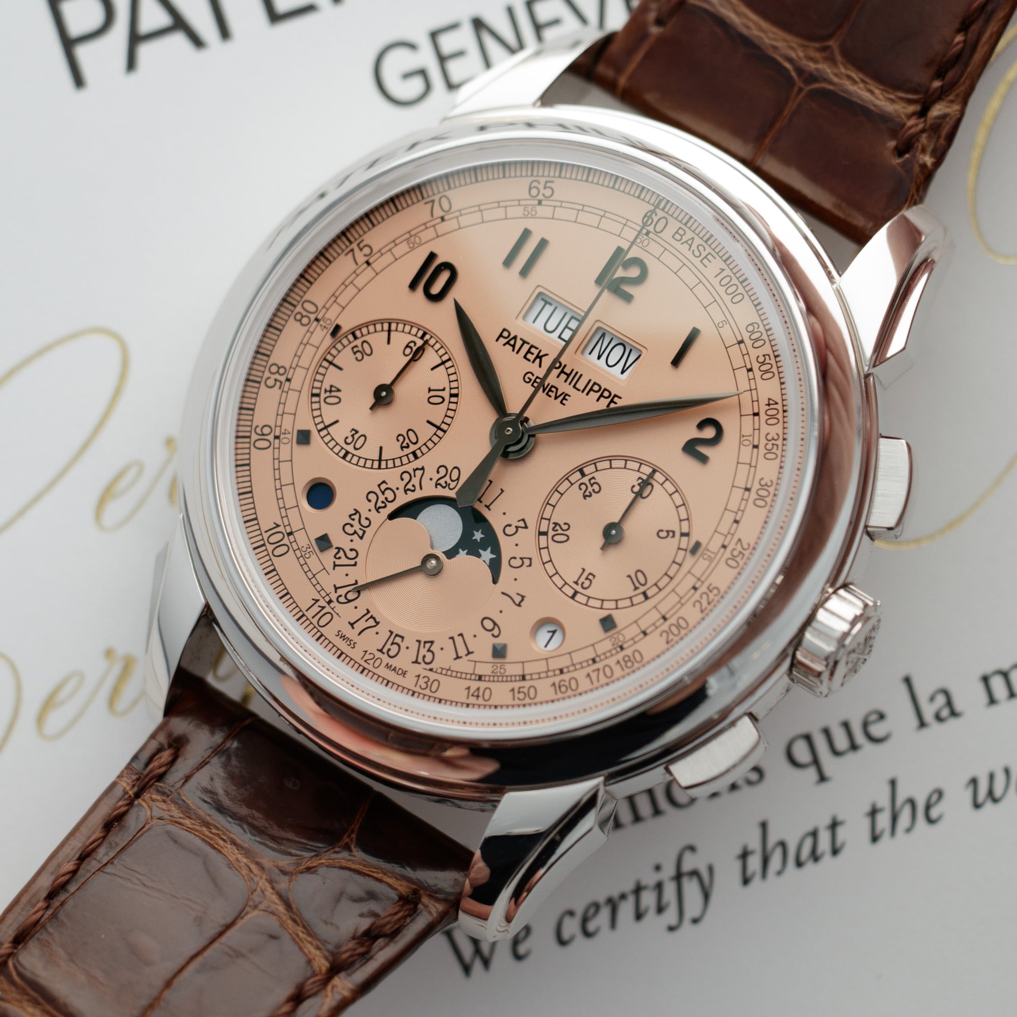 Patek Philippe - Patek Philippe Platinum Perpetual Calendar Chronograph, Ref. 5270P - The Keystone Watches