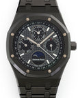 Audemars Piguet - Audemars Piguet Black Ceramic Royal Oak Perpetual Calendar Watch - The Keystone Watches