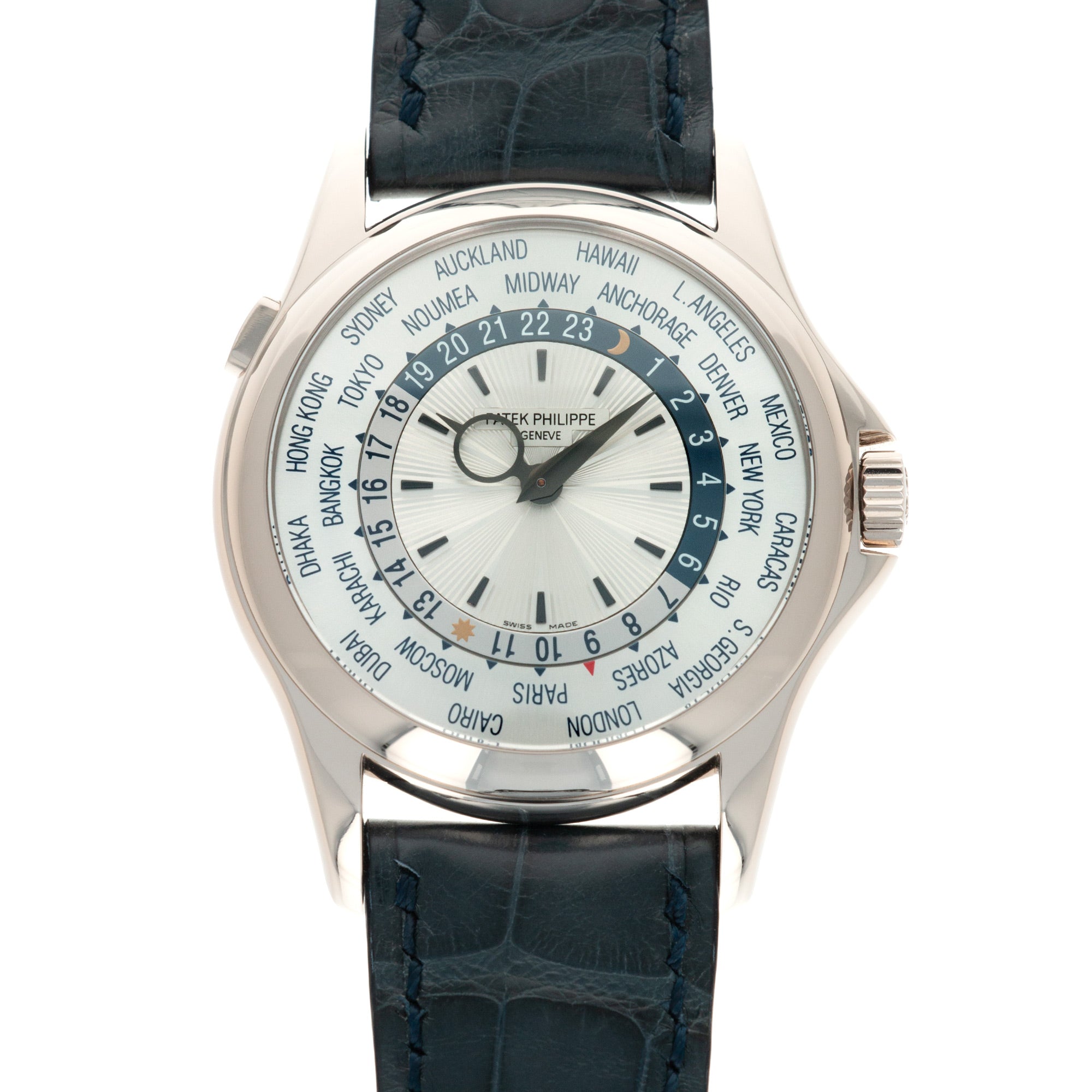 Patek Philippe - Patek Philippe White Gold World Time Watch Ref. 5130 - The Keystone Watches