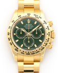 Rolex - Rolex Yellow Gold Cosmograph Daytona Green Watch Ref. 116508 - The Keystone Watches