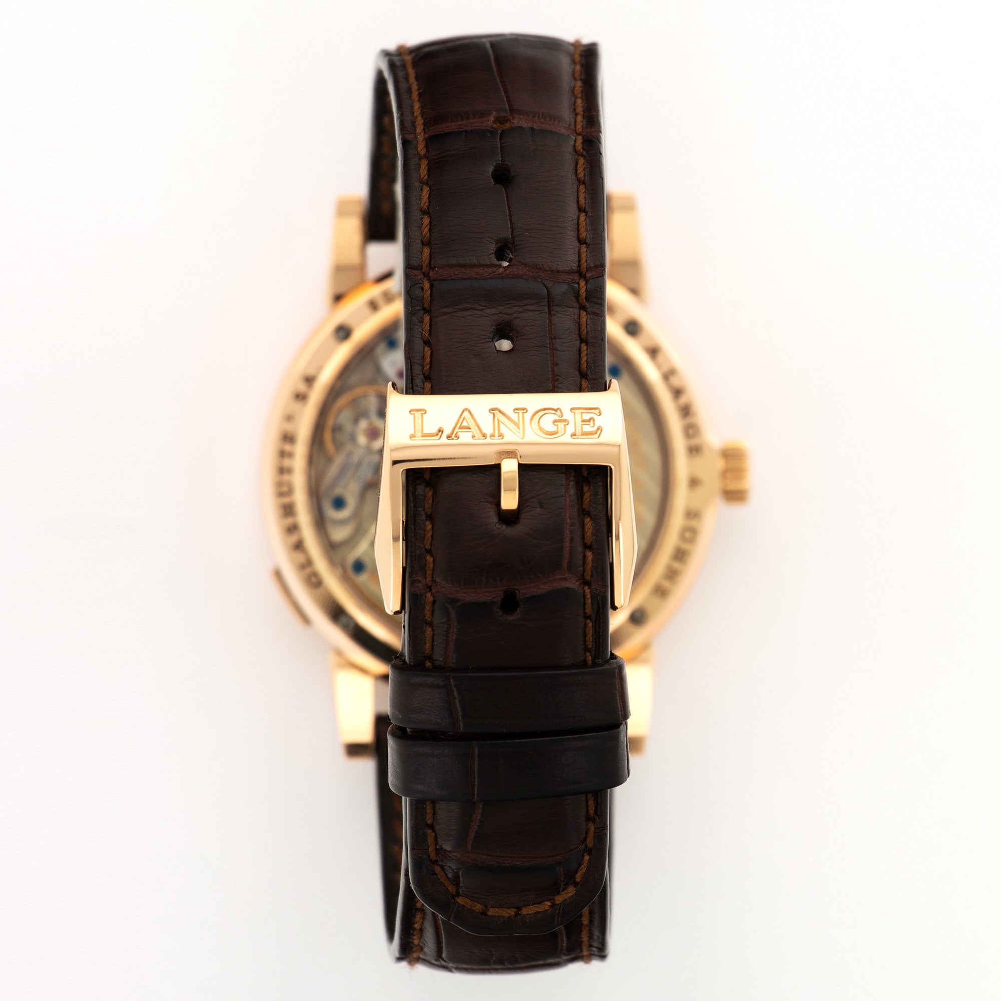 A. Lange & Sohne - A. Lange & Sohne Rose Gold Lange 1 Watch Ref. 101.033 - The Keystone Watches