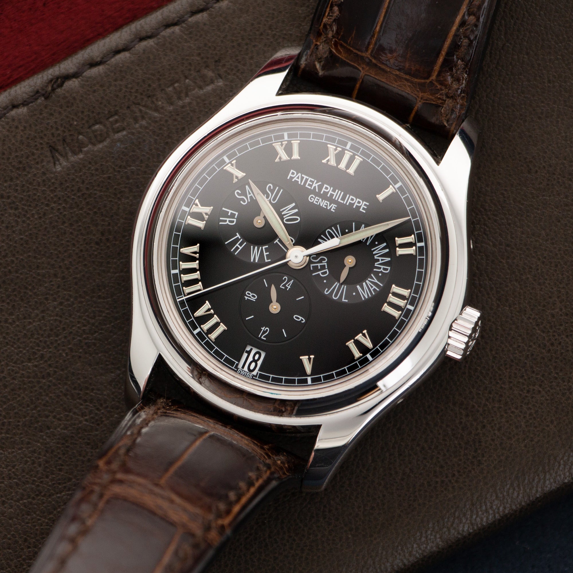 Patek Philippe - Patek Philippe White Gold Annual Calendar Watch Ref. 5035 - The Keystone Watches