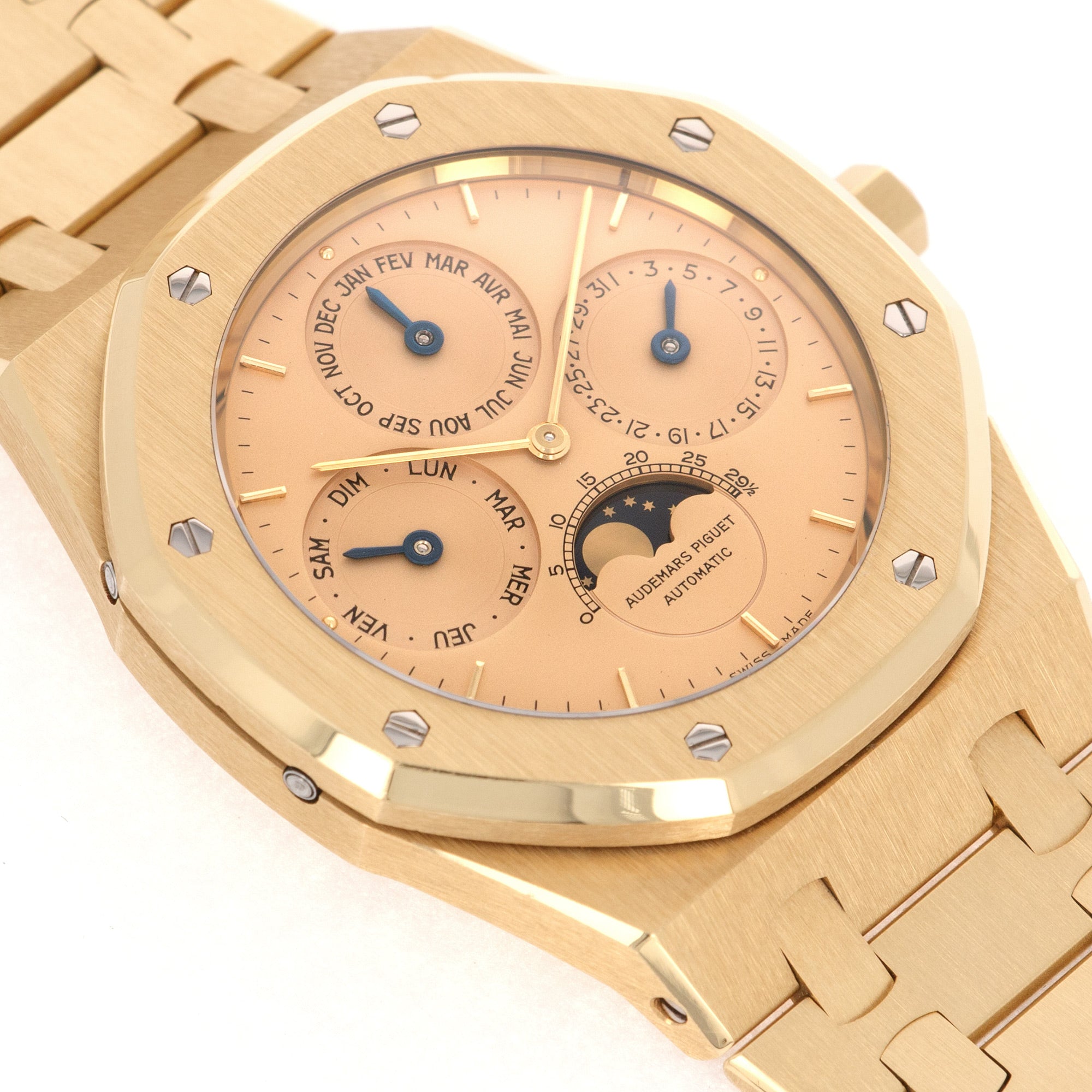 Audemars Piguet - Audemars Piguet Yellow Gold Royal Oak Quantieme Perpetual Watch Ref. 25654 - The Keystone Watches