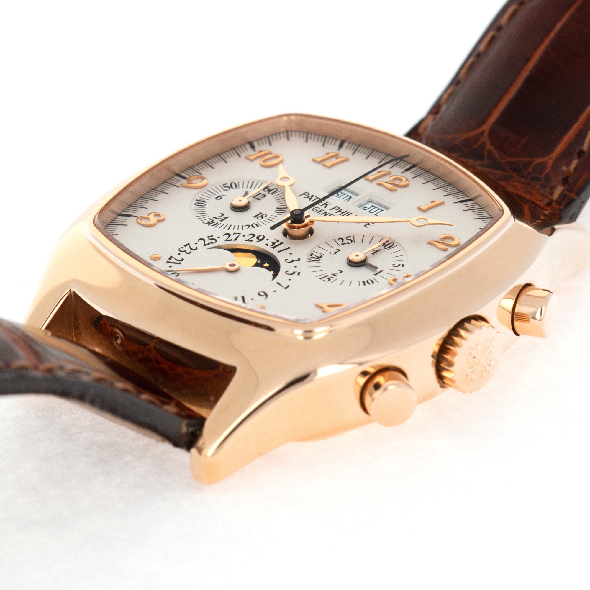 Patek Philippe - Patek Philippe Rose Gold Perpetual Calendar Chrono Watch Ref. 5020 - The Keystone Watches
