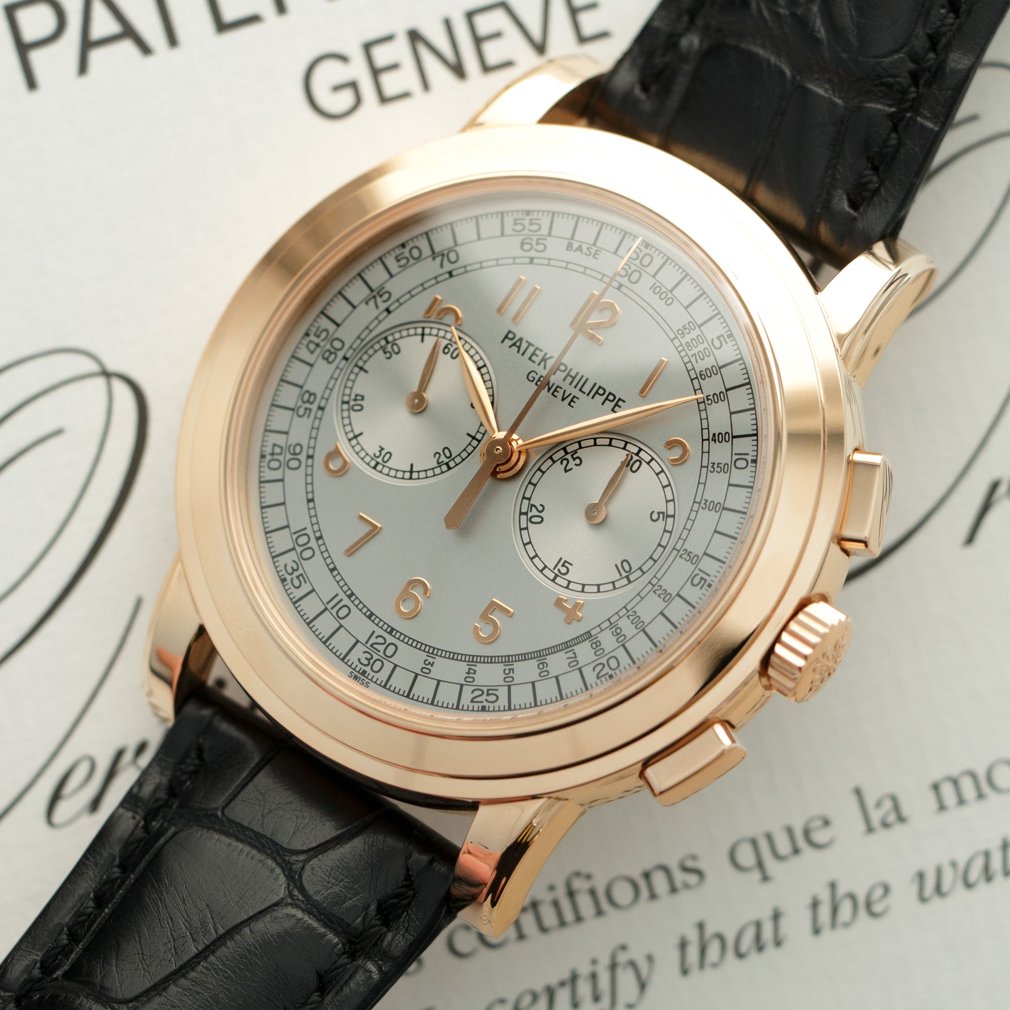 Patek Philippe - Patek Philippe Rose Gold Chronograph Watch Ref. 5070, Completely Unworn - The Keystone Watches