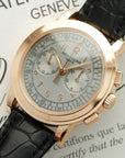 Patek Philippe - Patek Philippe Rose Gold Chronograph Watch Ref. 5070, Completely Unworn - The Keystone Watches