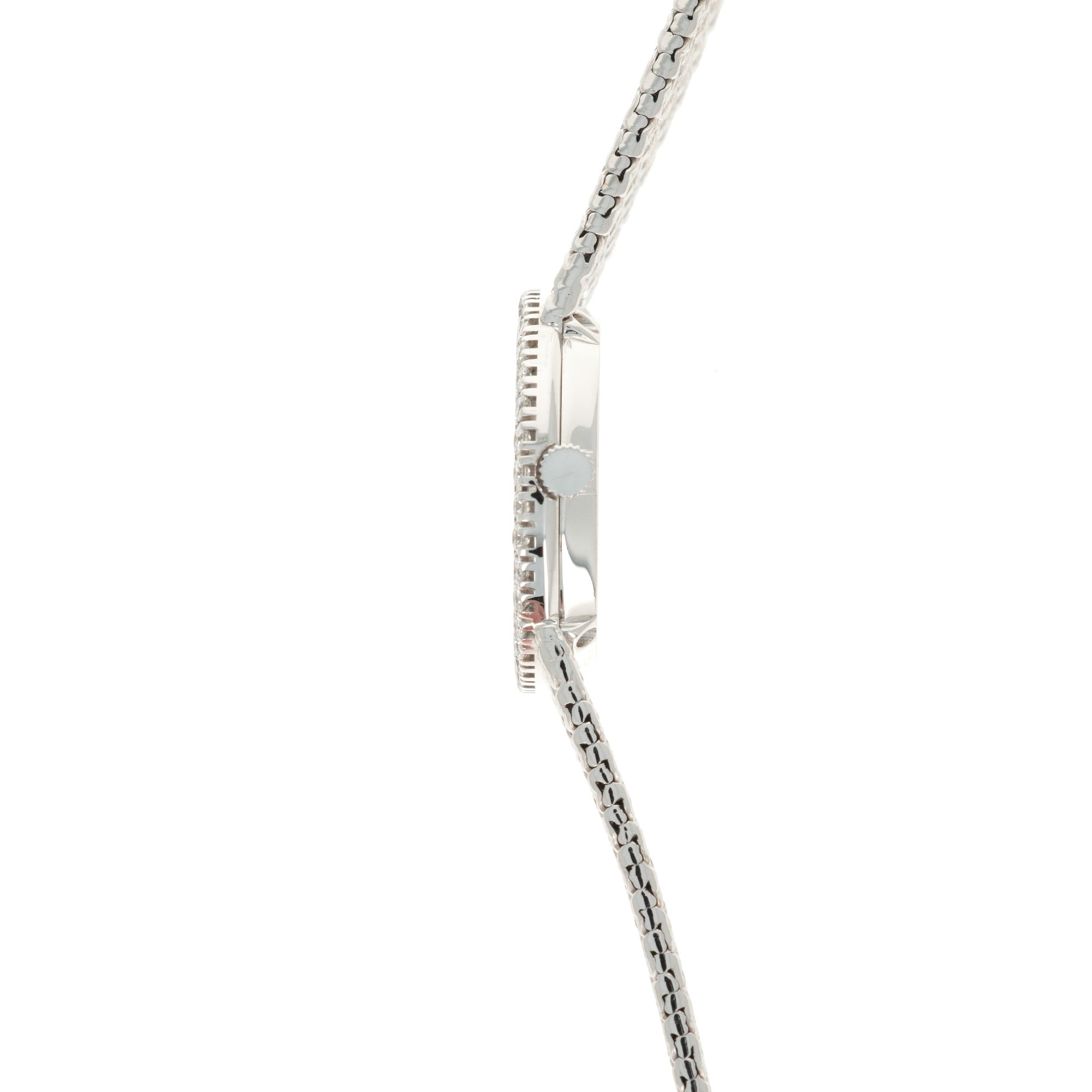 Piaget - Piaget White Gold Diamond Bezel with Black and Diamond Dial on Bracelet - The Keystone Watches