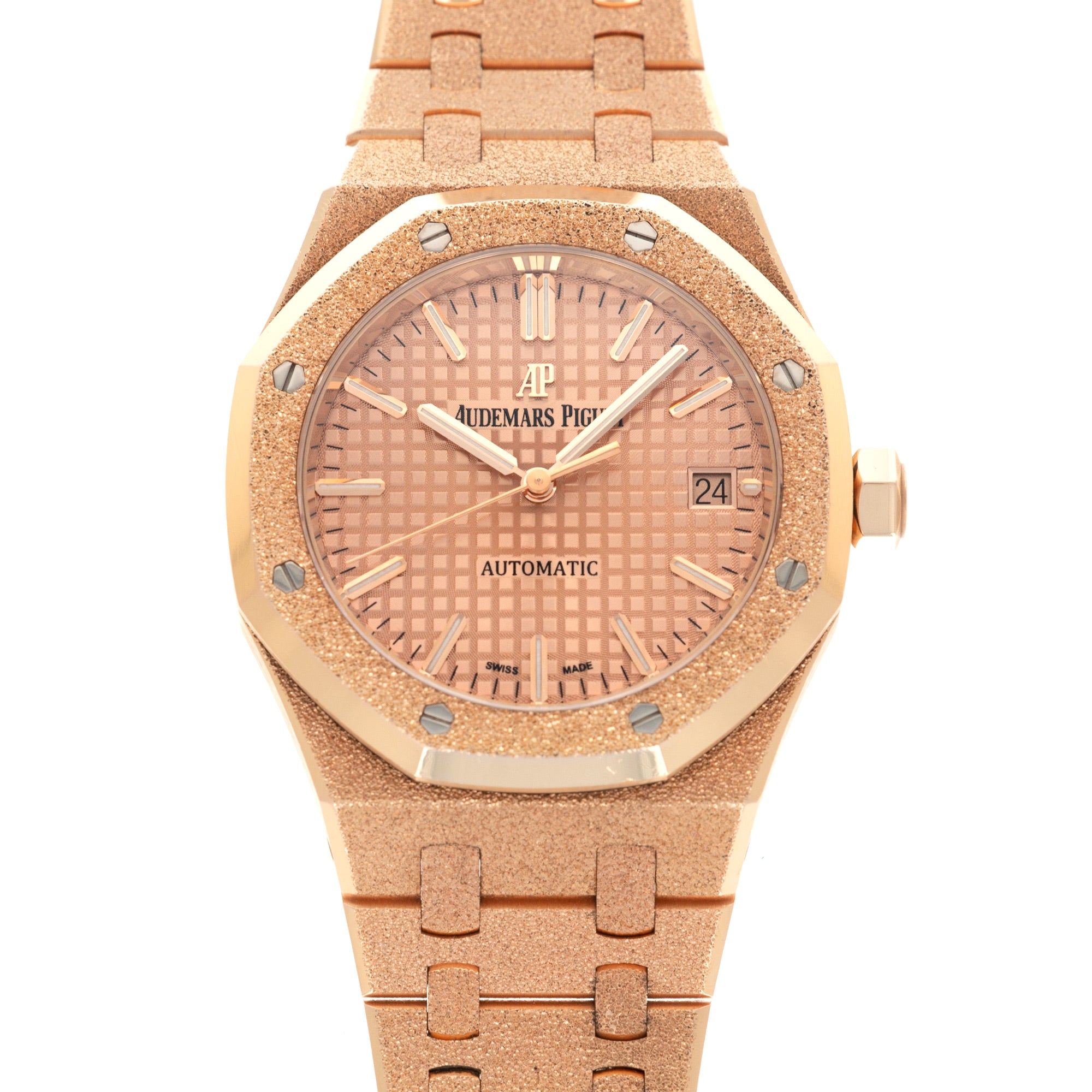 Audemars Piguet - Audemars Piguet Frosted Rose Gold Royal Oak Ref. 15454 - The Keystone Watches