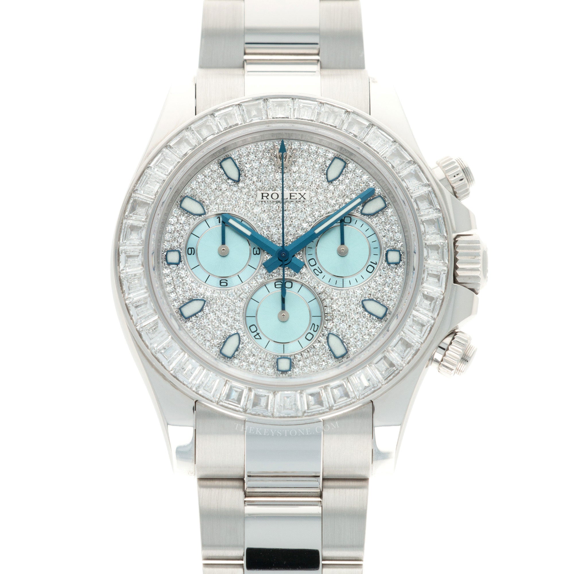 Rolex - Rolex Platinum Cosmograph Daytona Diamond Watch Ref. 116576 - The Keystone Watches