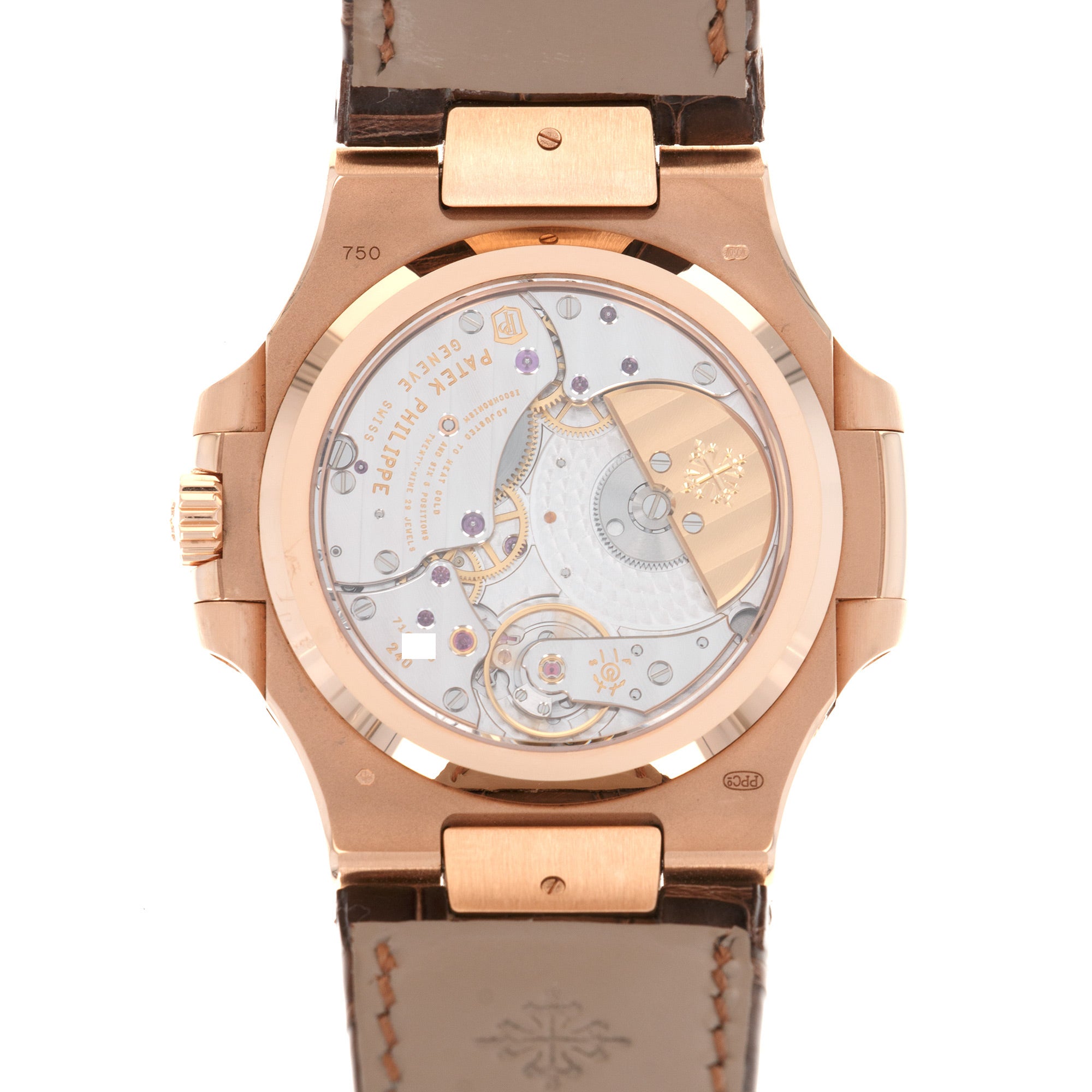 Patek Philippe - Patek Philippe Rose Gold Nautilus Diamond Watch Ref. 5724, Retailed by Tiffany & Co. - The Keystone Watches
