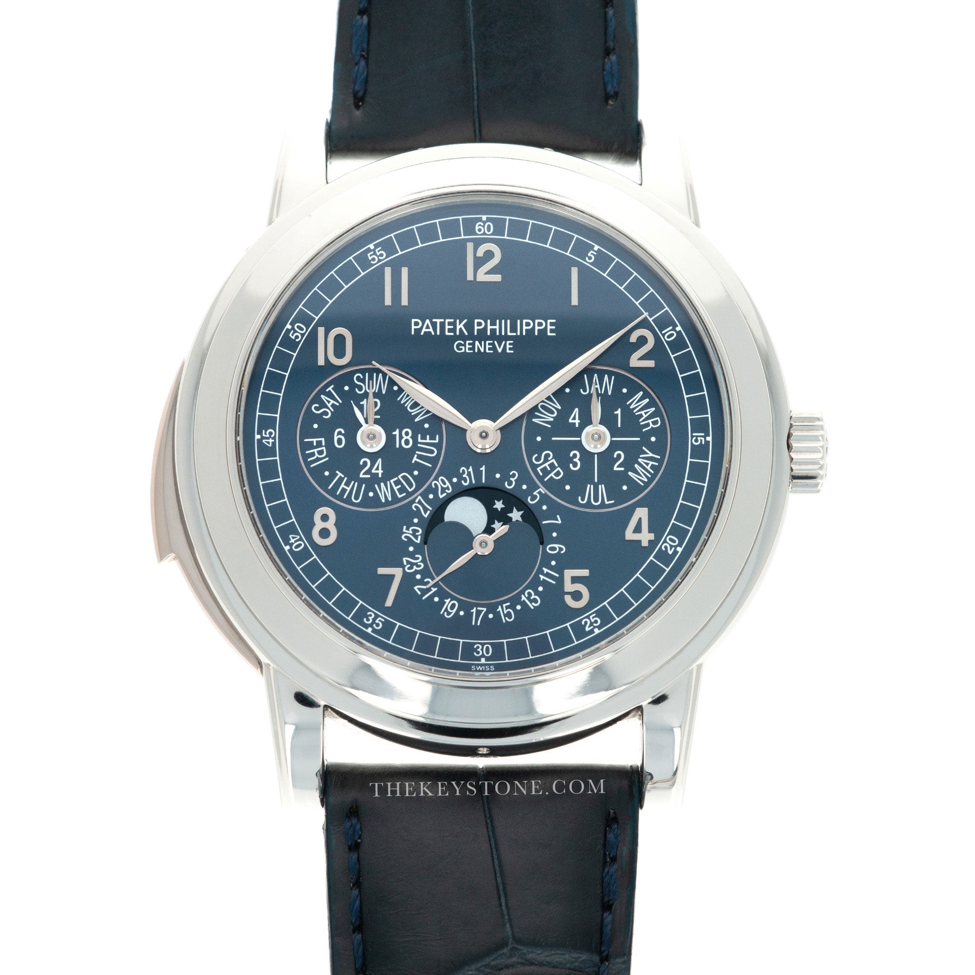 Patek Philippe - Patek Philippe Platinum Perpetual Calendar Minute Repeater Watch Ref. 5074, One of Only Two Known - The Keystone Watches