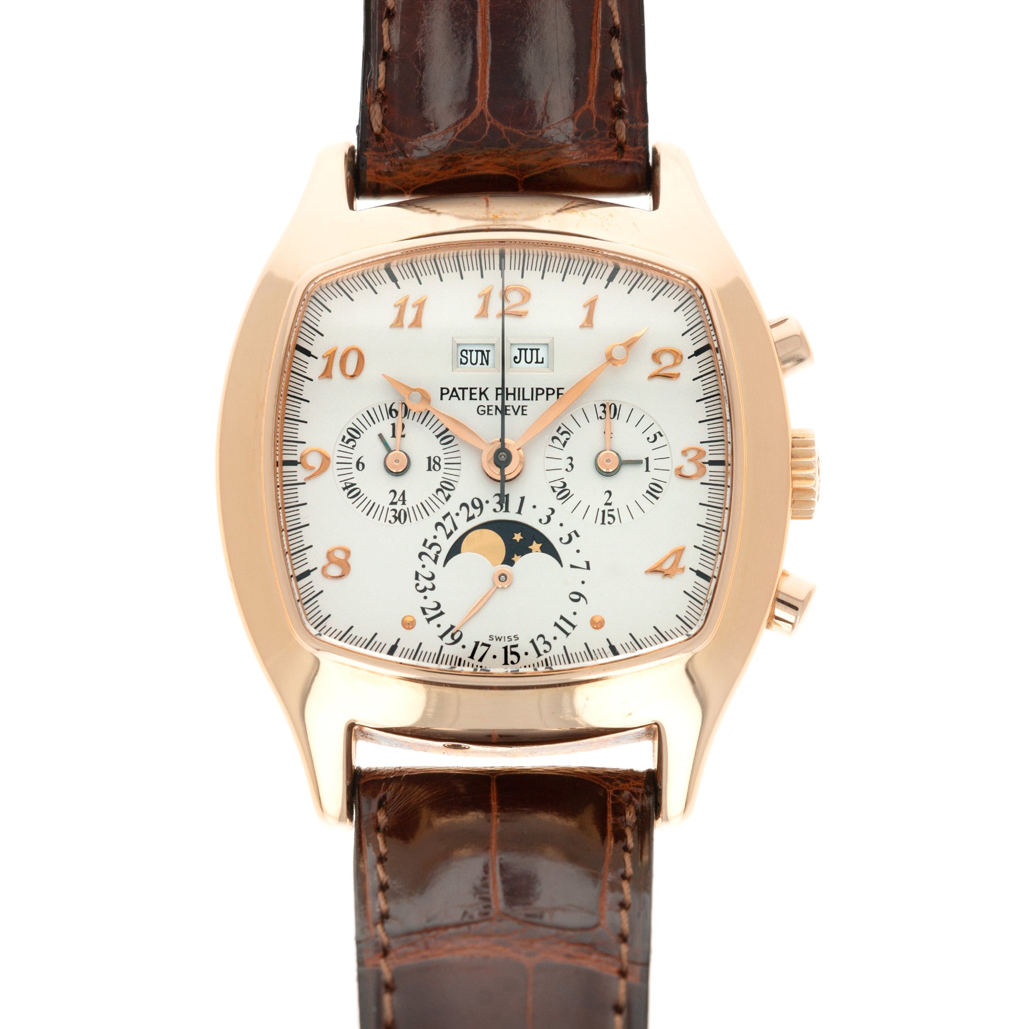 Patek Philippe - Patek Philippe Rose Gold Perpetual Calendar Chrono Watch Ref. 5020 - The Keystone Watches