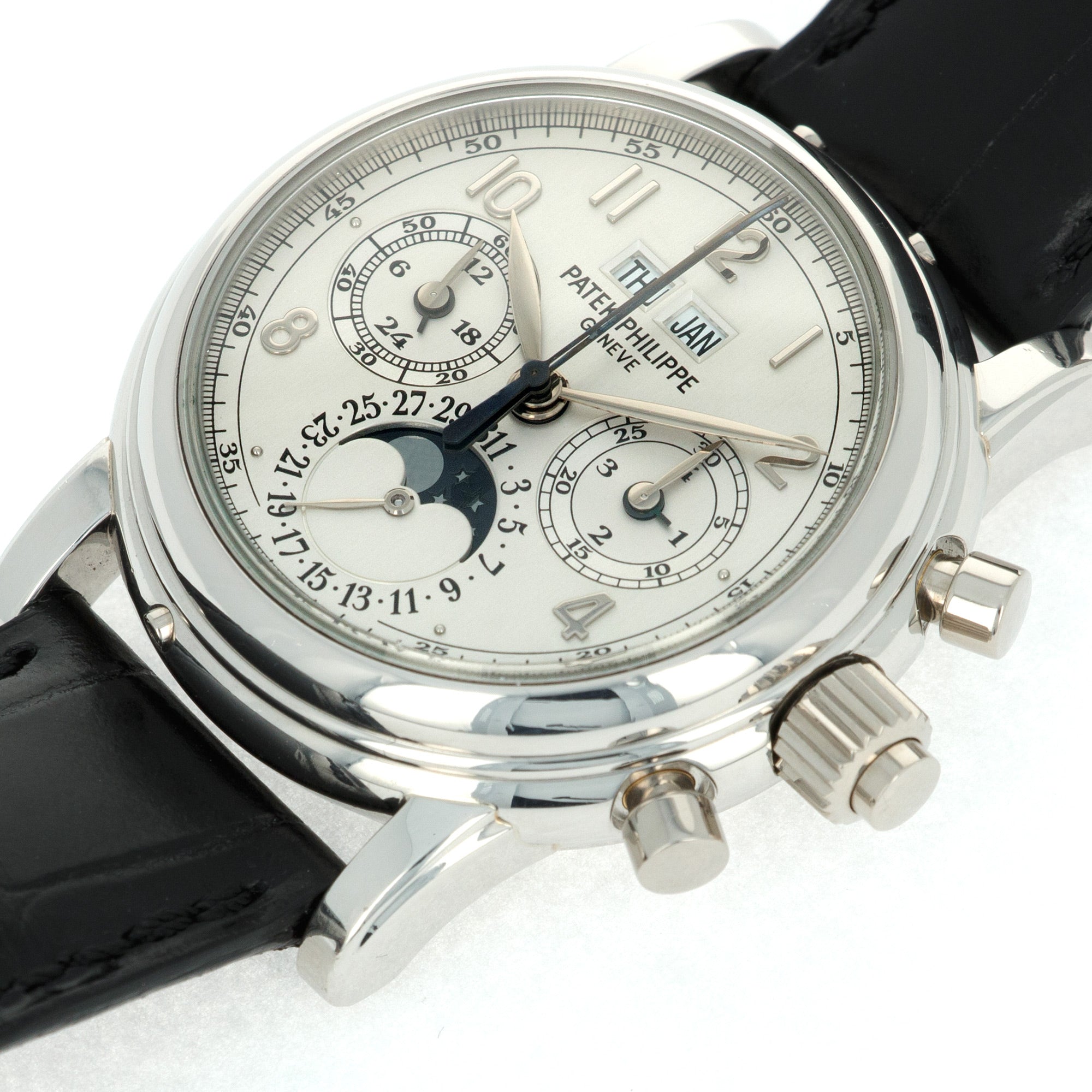 Patek Philippe - Patek Philippe Platinum Perpetual Calendar Split Seconds Chrono Ref. 5004 - The Keystone Watches