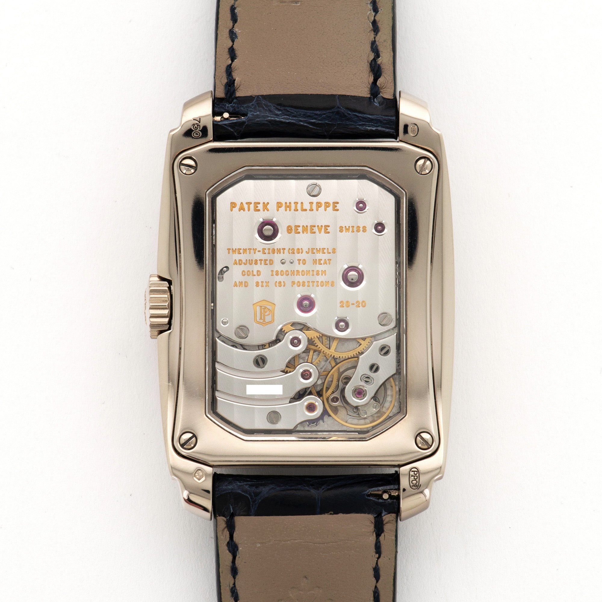 Patek Philippe - Patek Philippe White Gold Gondolo 8-Days Power Reserve Watch Ref. 5200 in Like-New Condition - The Keystone Watches