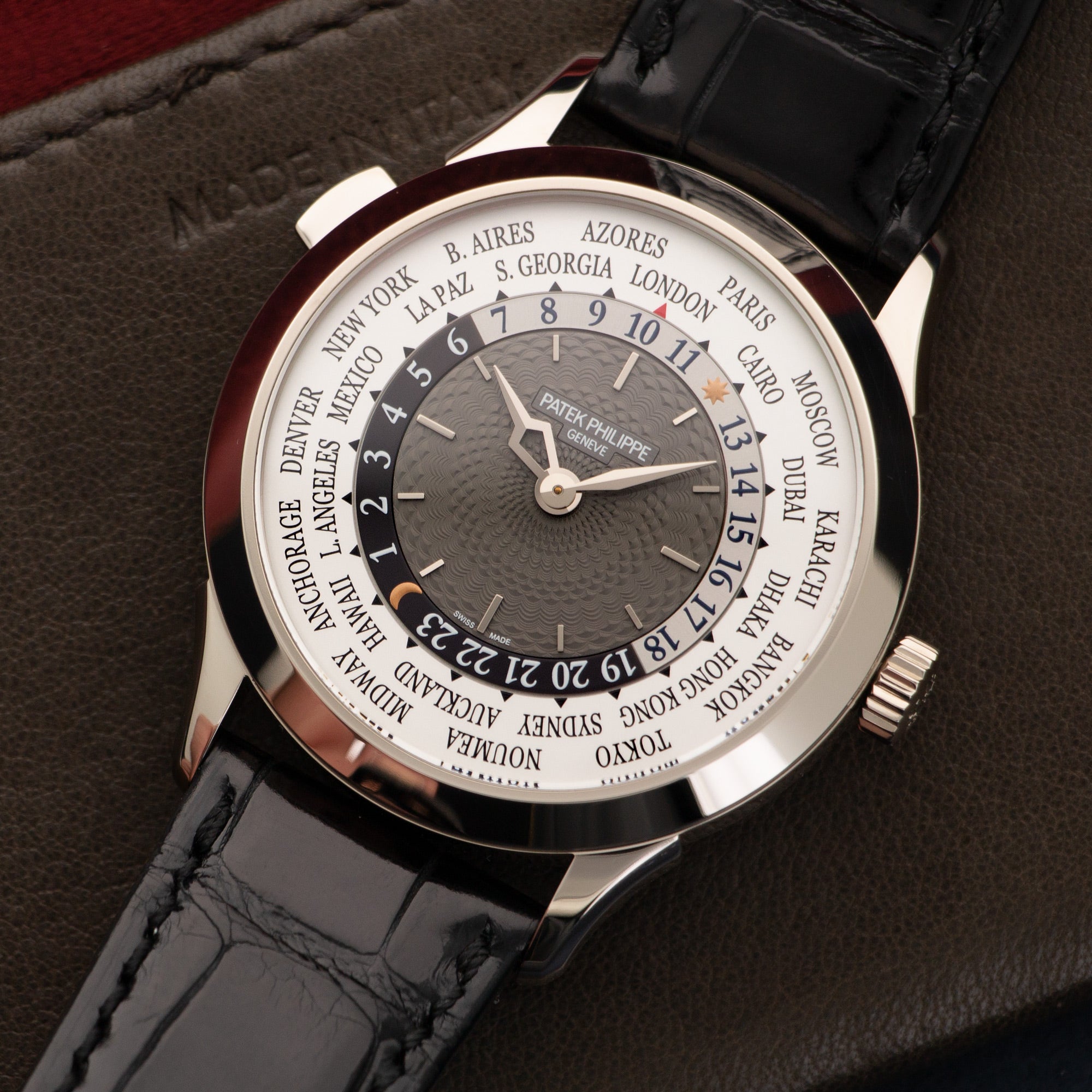 Patek Philippe - Patek Philippe White Gold World Time Watch Ref. 5230 - The Keystone Watches