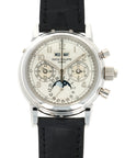 Patek Philippe - Patek Philippe Platinum Perpetual Split Seconds Chronograph Watch Ref. 5004 - The Keystone Watches