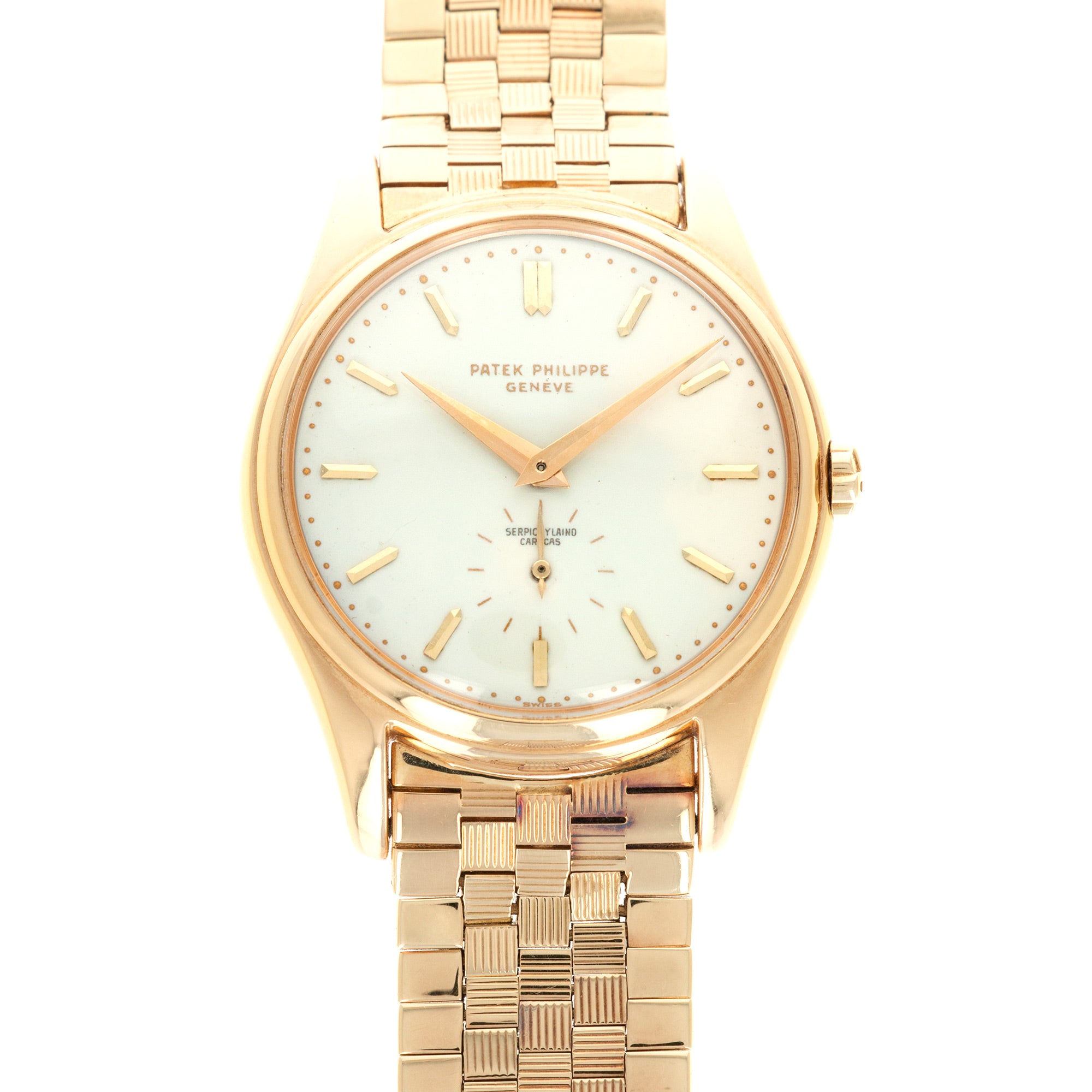 Patek Philippe - Patek Philippe Yellow Gold Calatrava, Ref. 2526 Retailed by Serpico Y Laino - The Keystone Watches