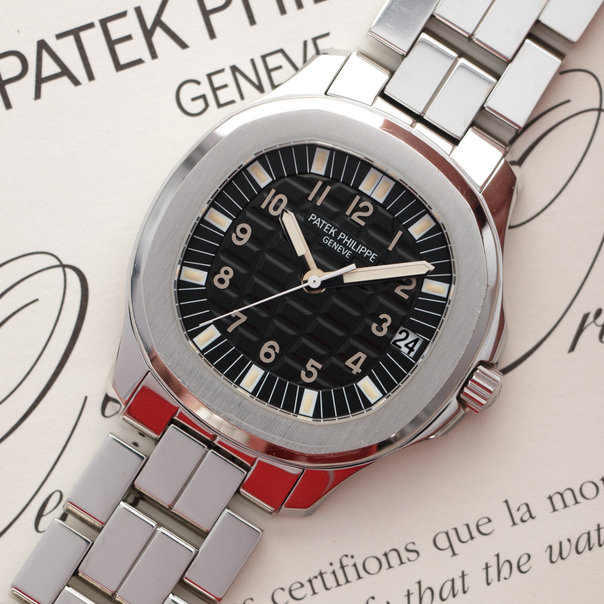 Patek Philippe - Patek Philippe Aquanaut Watch Ref. 5065 with Original Box, Papers, & Rubber Strap - The Keystone Watches