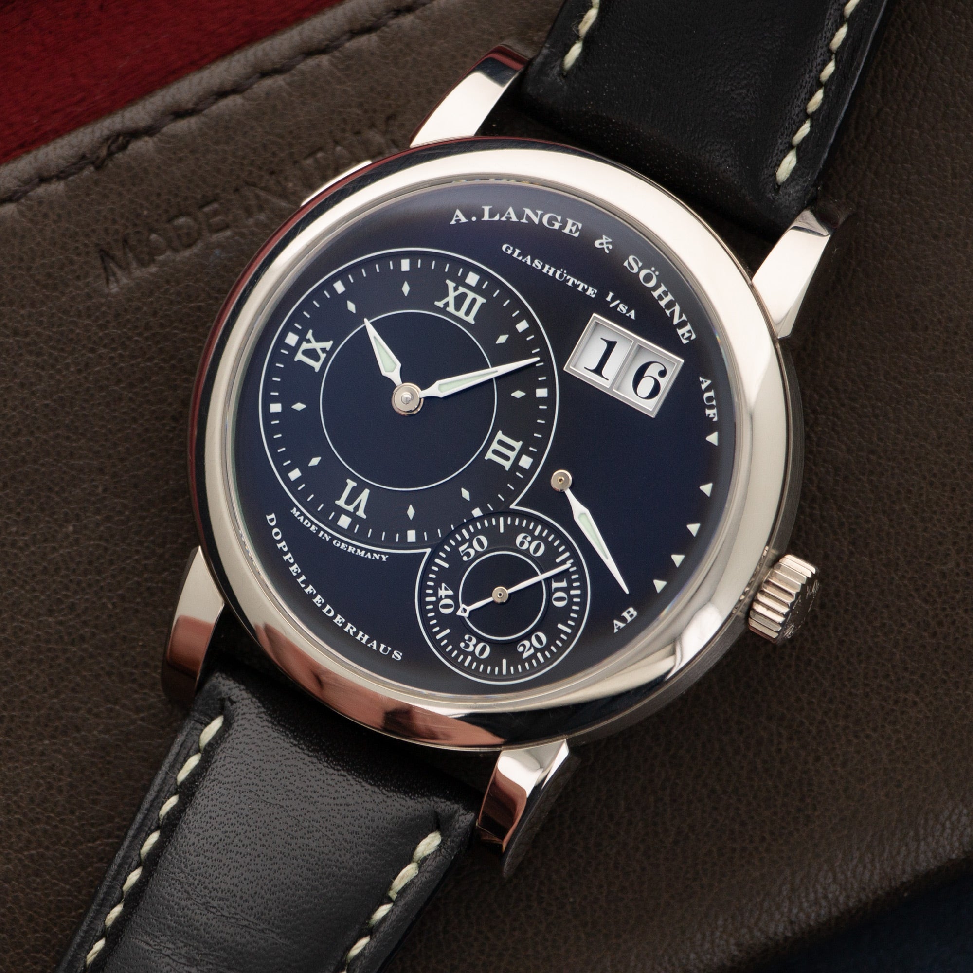 A. Lange & Sohne - A. Lange & Sohne White Gold Lange 1 Luminous Watch Ref. 101.029 - The Keystone Watches