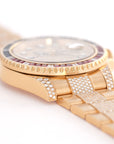 Rolex - Rolex Yellow Gold GMT-Master II Diamond Sapphire Ruby Watch Ref. 116758 - The Keystone Watches