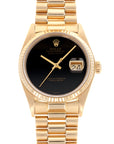 Rolex - Rolex Yellow Gold Datejust Onyx Dial Watch, Ref. 16018 - The Keystone Watches