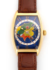 Franck Muller - Franck Muller Yellow Gold Cloisonne World Map Watch - The Keystone Watches