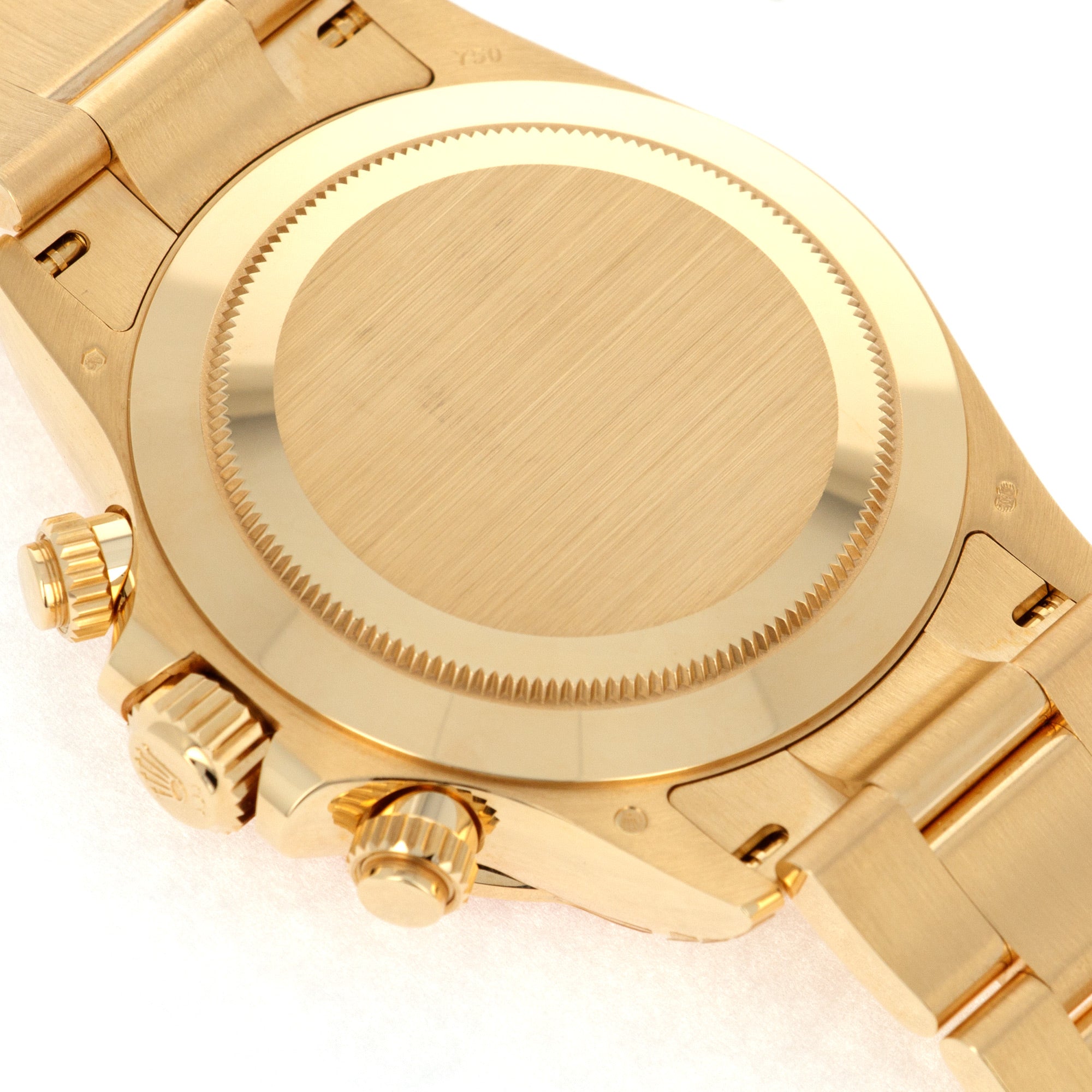 Rolex - Rolex Yellow Gold Daytona Ref. 116578 with MOP Dial and Orange Sapphires - The Keystone Watches