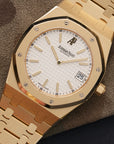 Audemars Piguet - Audemars Piguet Yellow Gold Ultra-Thin Royal Oak, Ref. 15202 - The Keystone Watches