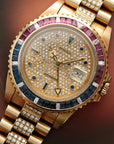 Rolex - Rolex Yellow Gold GMT-Master Diamond Ruby Sapphire Watch Ref. 16758 - The Keystone Watches